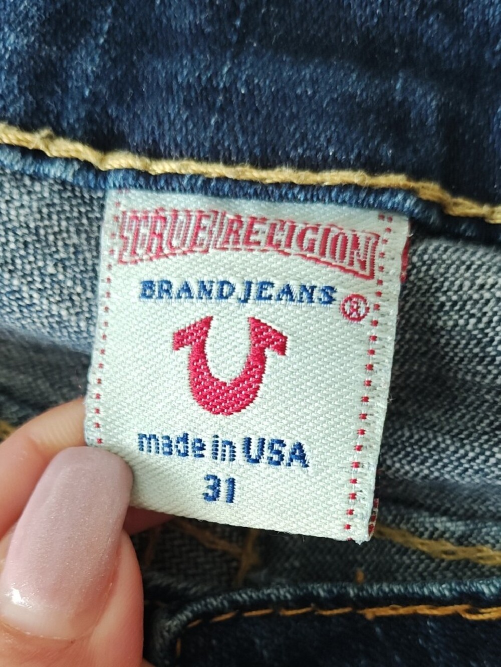 True Religion Y2K  Joey Like New 💙 Made In USA - Picture 4 of 16